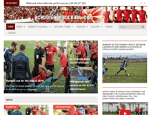 Tablet Screenshot of macedonianfootball.com